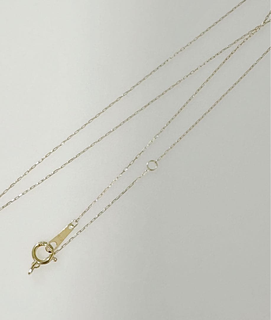 K18！シンプル 6本爪 天然ダイヤモンド ネックレス ！