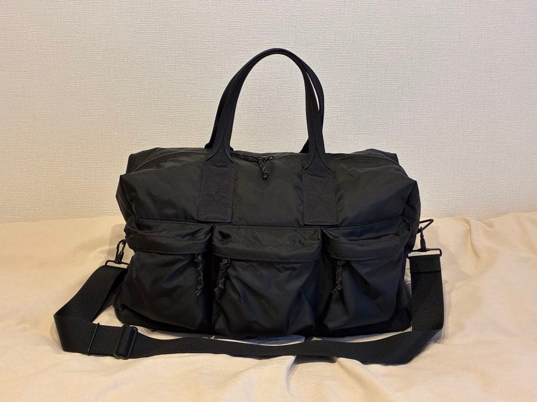 美品 PORTER FORCE 2WAY DUFFLE BAG ボストン 黒