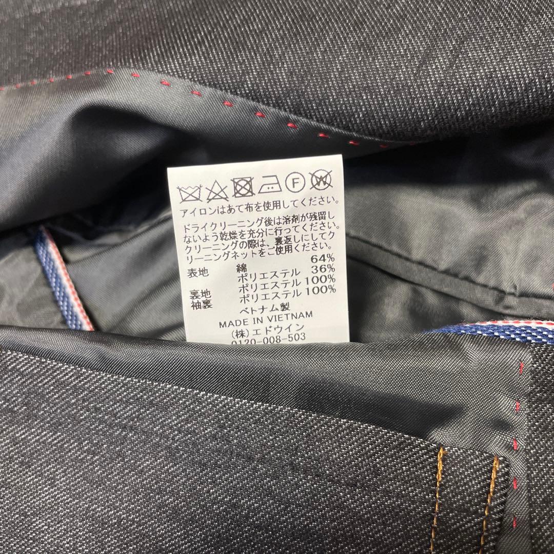 EDWIN スリーピース　4L 体重100キロ前後 ウエスト伸縮ゴム　モテます!