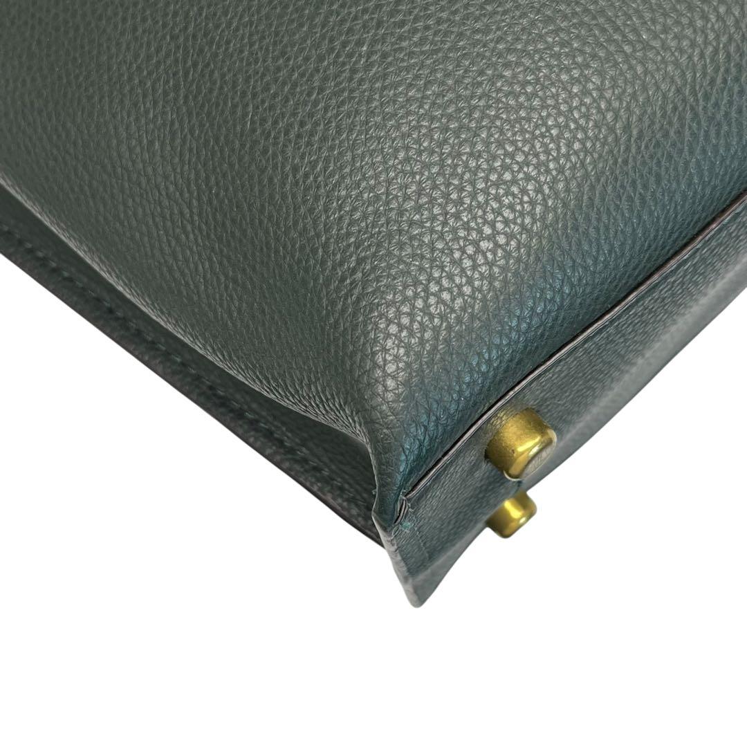 COACHコーチ ウィロウ トート シグネチャー Cロゴダークグリーン