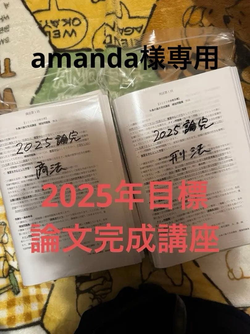 最新版LEC 司法論文矢島の論文完成講座レジュメ2025年合格　予備試験司法試験