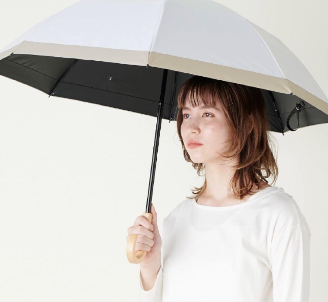 サンバリア　折りたたみ日傘 2段折　ホワイト