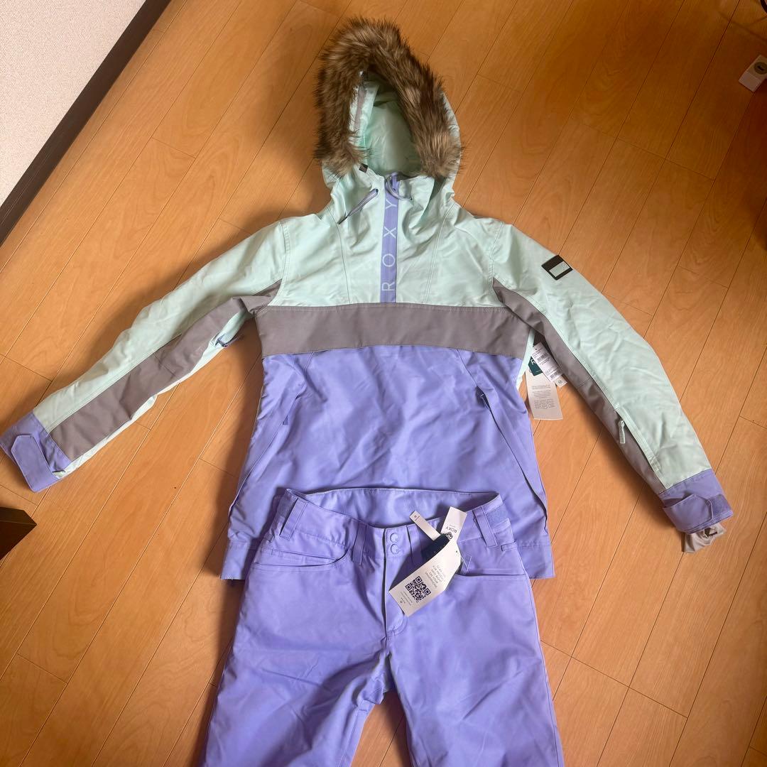 「新品」ロキシースキースノーボードジャケットとパンツセット