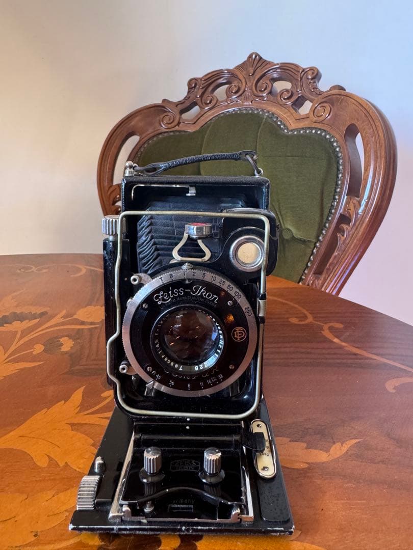 【貴重な完動品】蛇腹カメラ　Zeiss ikon Tessar F4.5