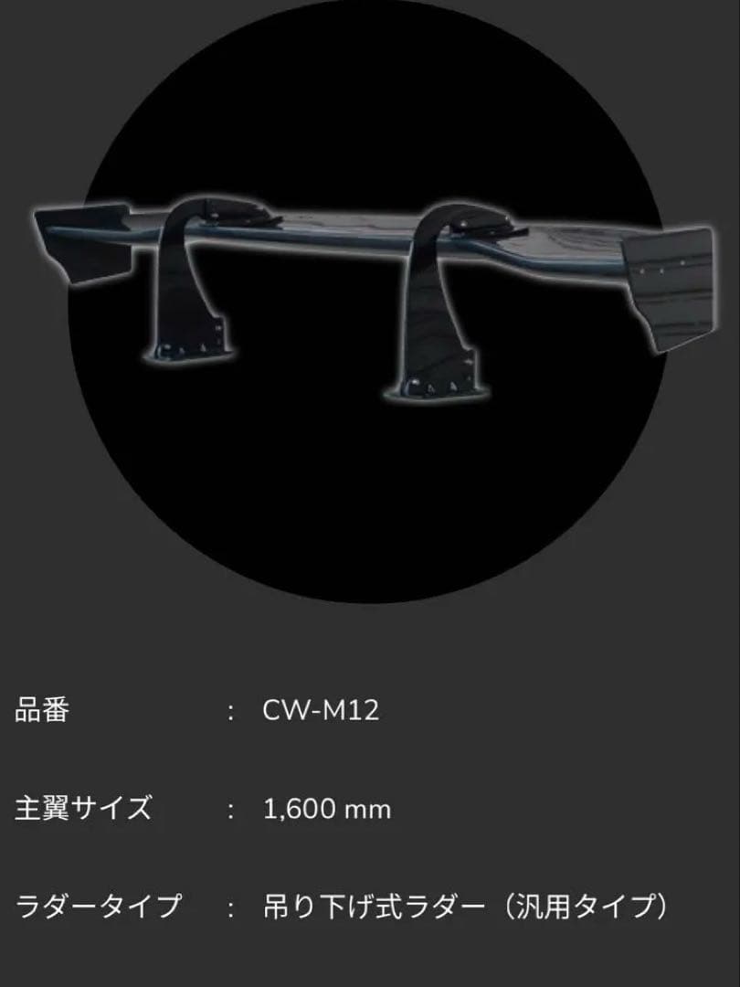 スワンネック　GTウイング