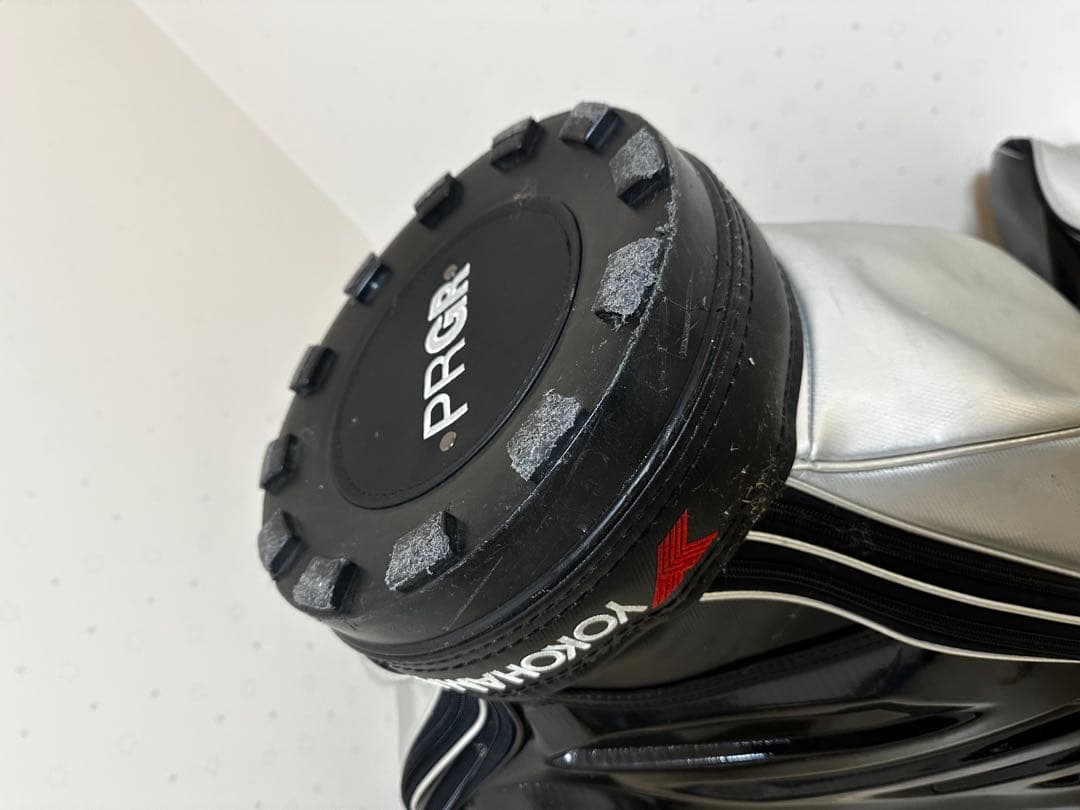 PRGR キャディバッグ ブラック/ホワイト