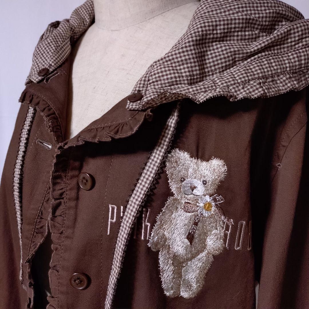PINK HOUSE♥くまのフード付きジャケット
