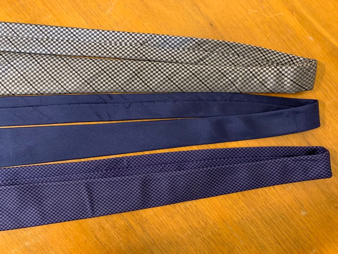N0712-14★LOIS VUITTON ルイ ヴィトン ネクタイ 3本セット