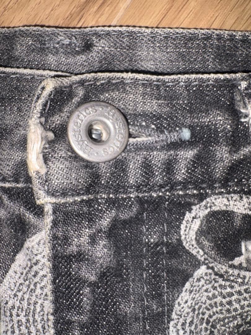 ヒステリックグラマー パイソン 蛇柄 デニムスカート