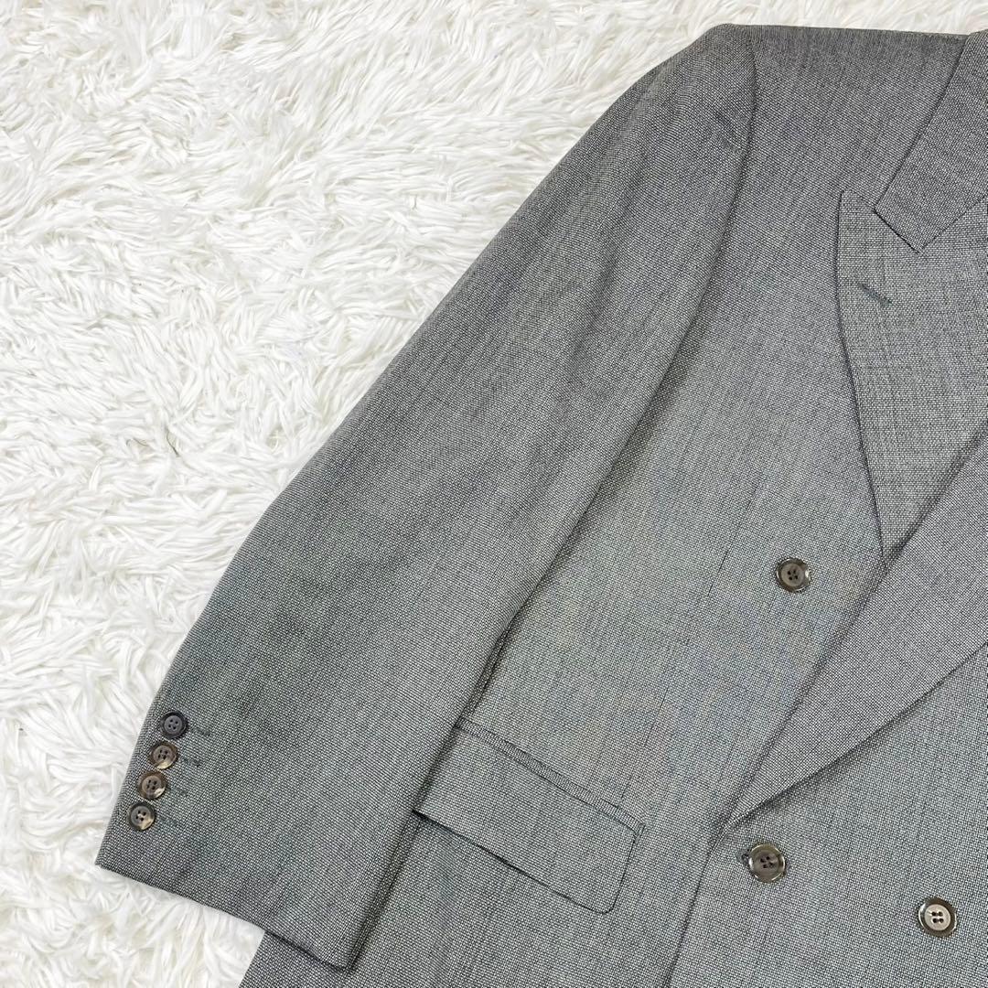 美品　クリスチャンディオール　ダブルスーツ　セットアップ　グレー