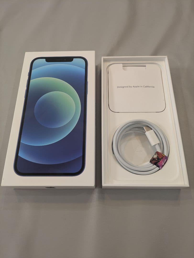 Apple iPhone 12 ブルー 64GB 本体 動確済み SIMフリー