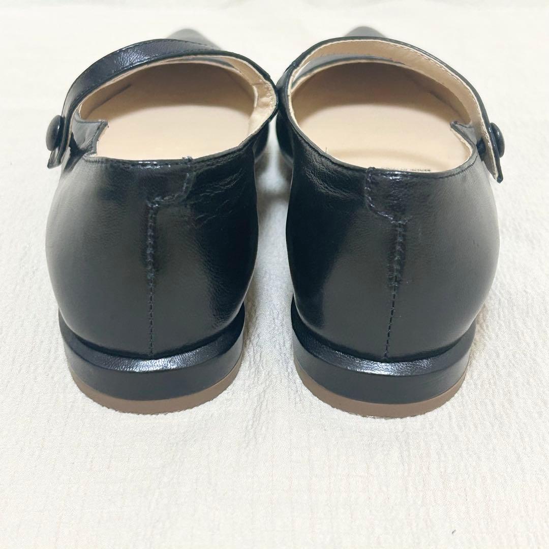 ✨人気商品✨ 【FABIO RUSCONI】 ブラック フラット パンプス 美品