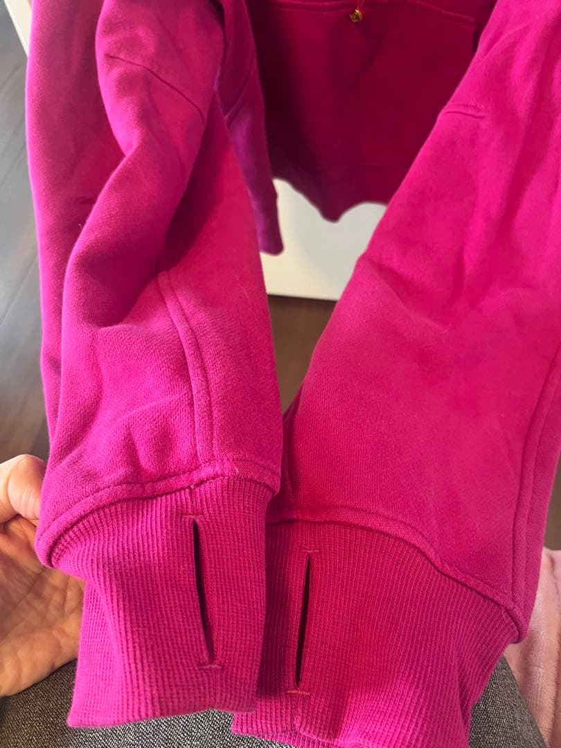 Lululemon Scuba オーバーサイズハーフジップフーディ