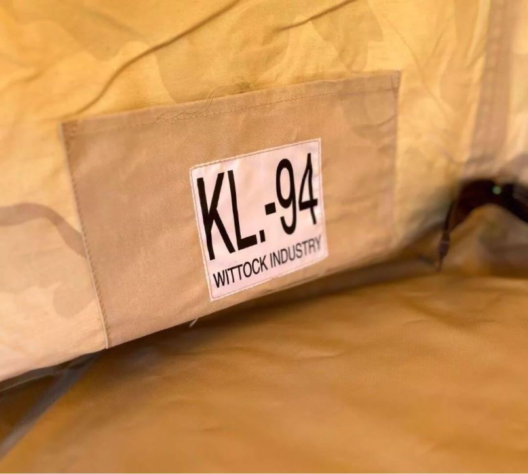 オランダ軍　テント　ポール・ペグ付　正規品　デザートカモ①　コンディション良