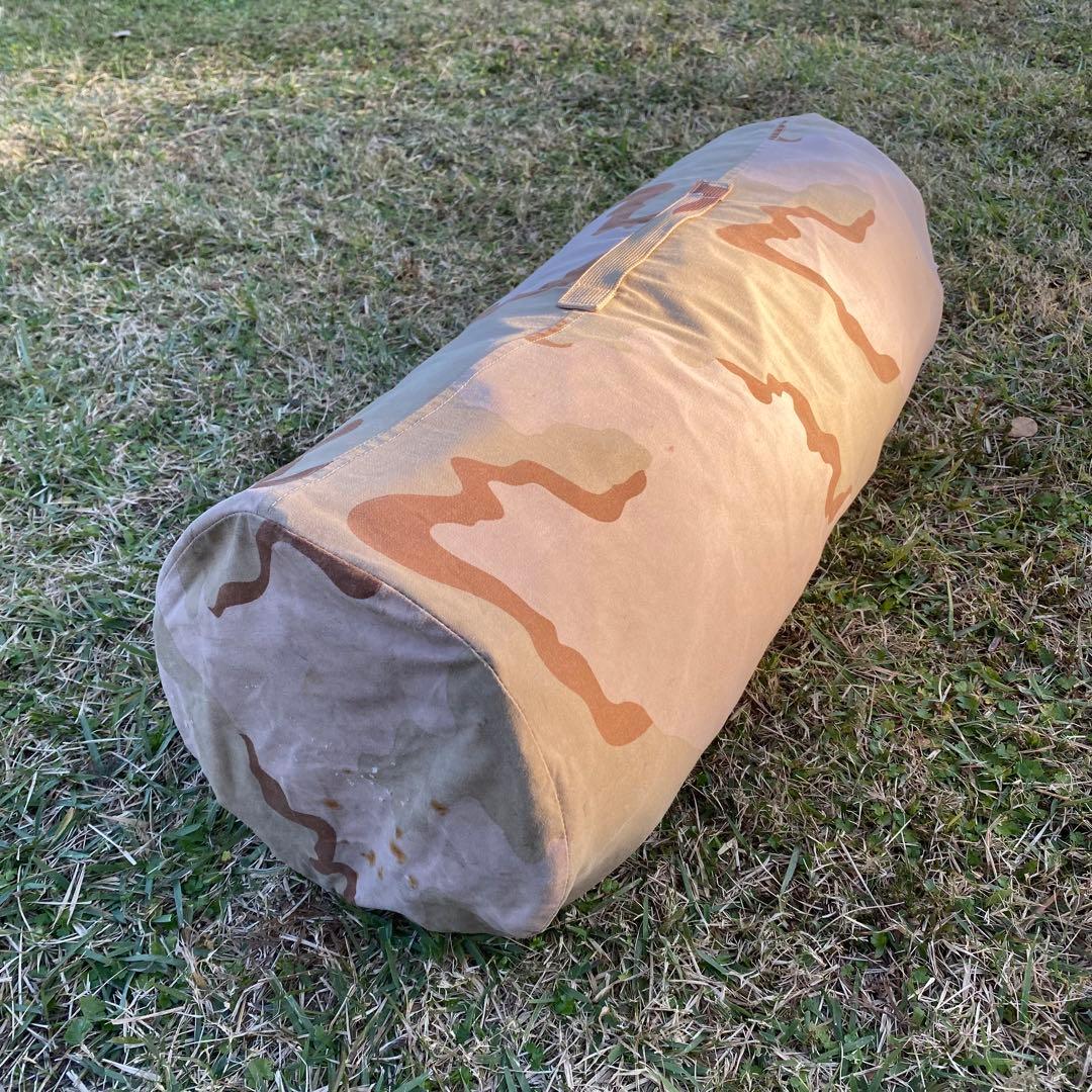 オランダ軍　テント　ポール・ペグ付　正規品　デザートカモ①　コンディション良