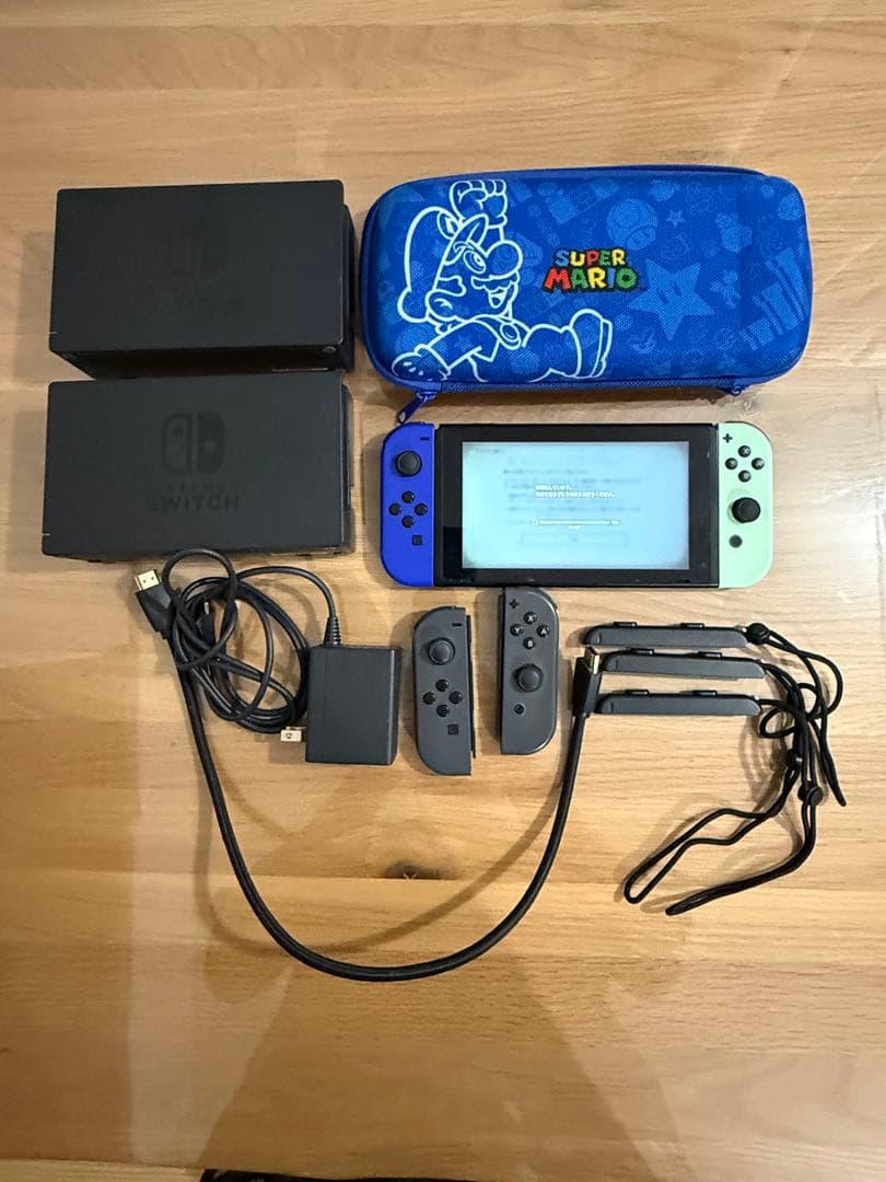 Nintendo Switch Lite 青/緑 本体 付属品あり