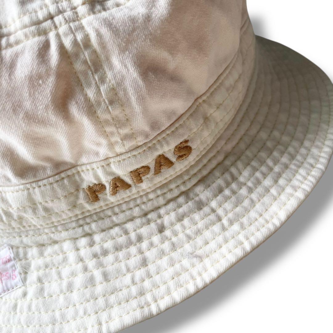 PAPAS パパス 装飾デザイン バケットハット size L(約61cm)