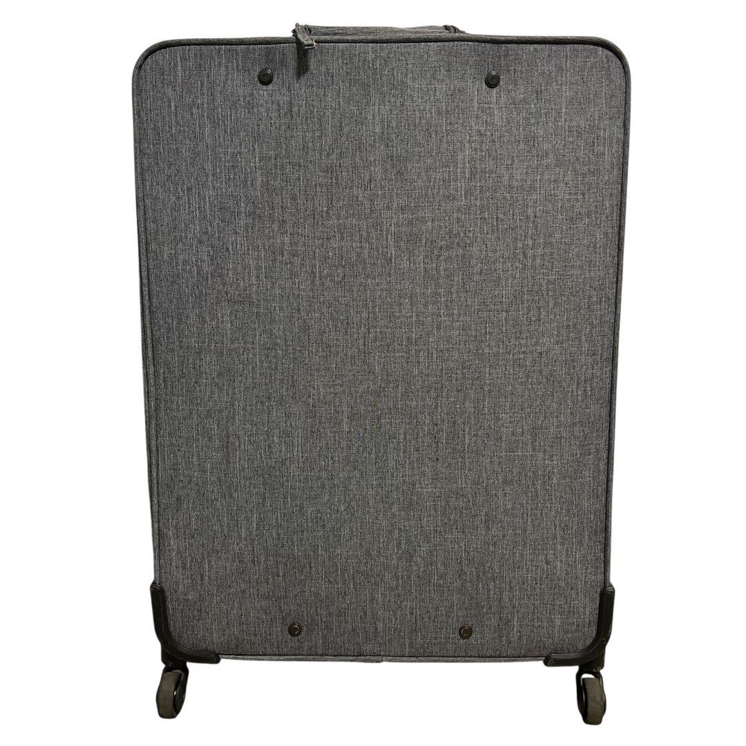 無印良品 半分の厚みで収納できるソフトキャリーケース 特大型 81L グレー