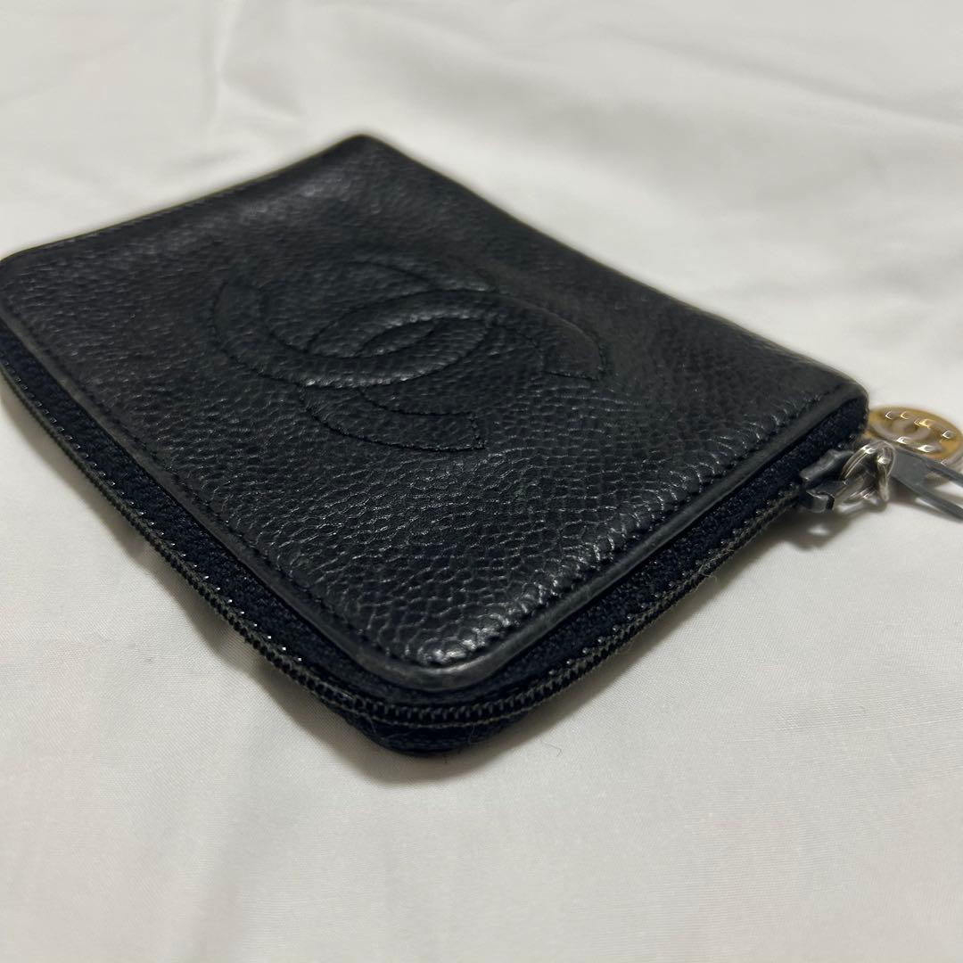 CHANEL シャネル ココマーク キャビアスキン キーケース ケース