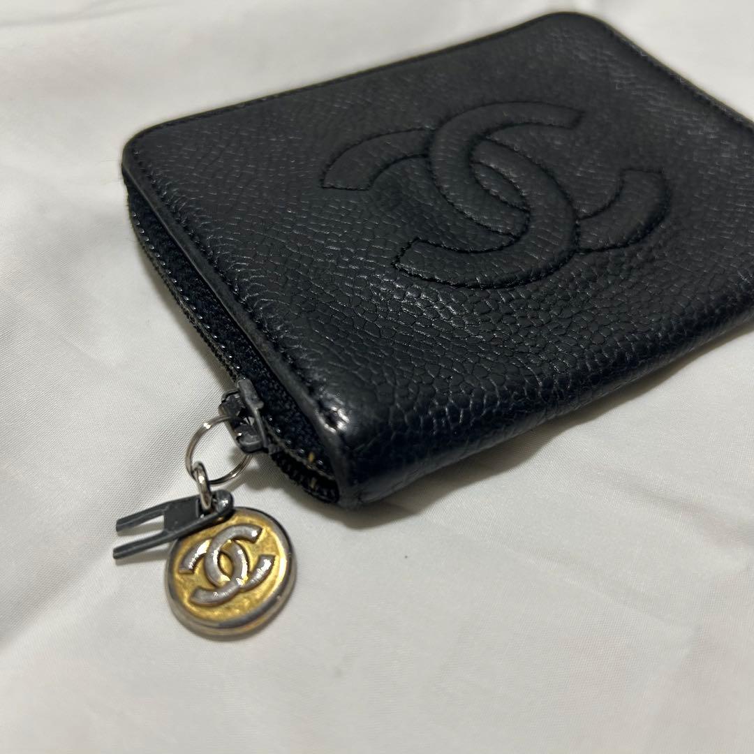 CHANEL シャネル ココマーク キャビアスキン キーケース ケース