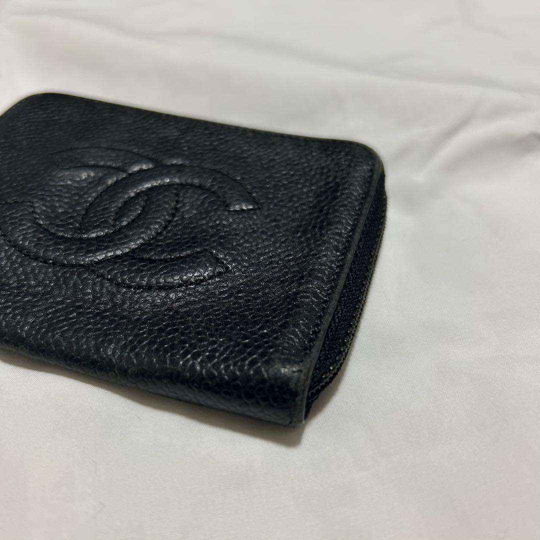 CHANEL シャネル ココマーク キャビアスキン キーケース ケース