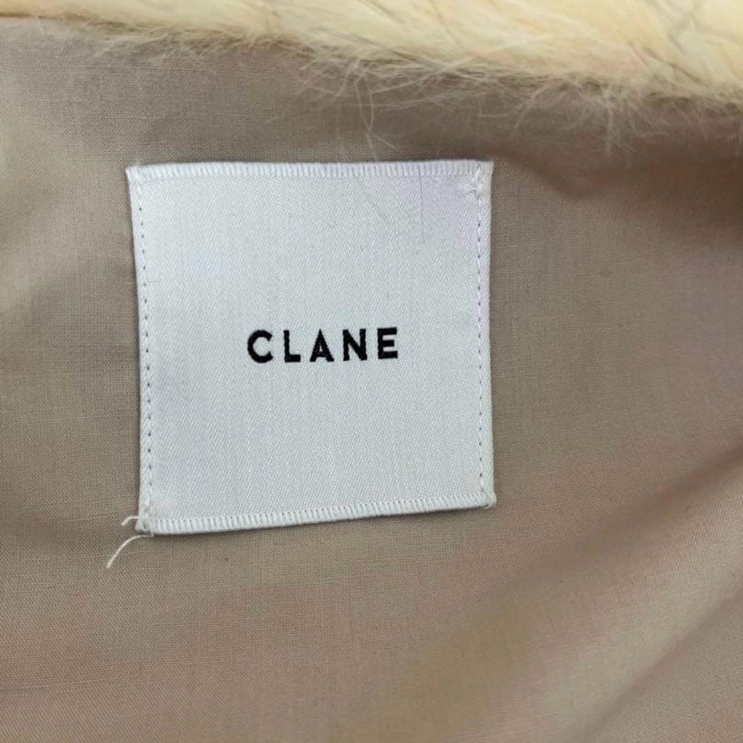CLANE NO COLLAR VOLUME ECO FUR COAT サイズS