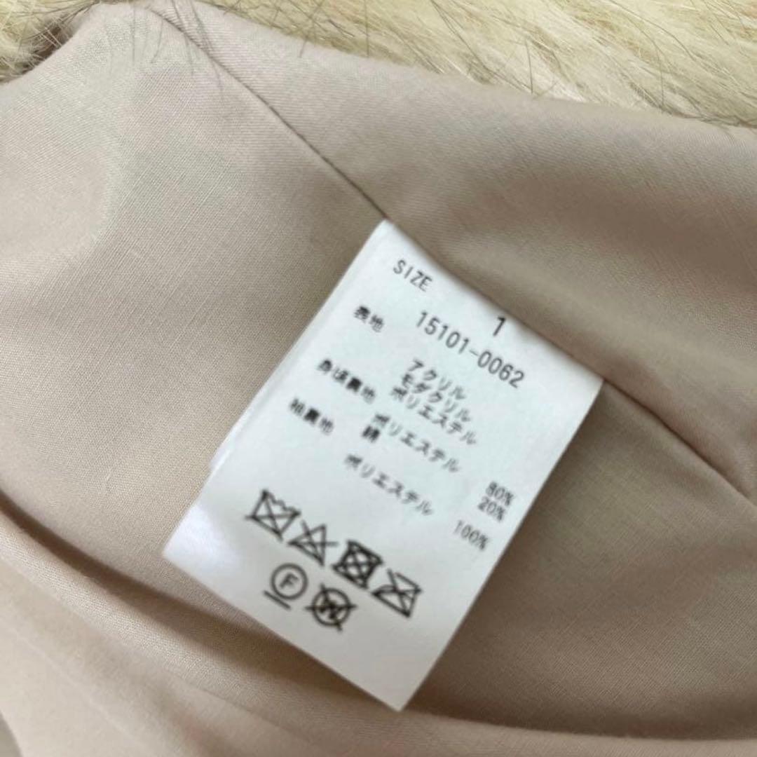 CLANE NO COLLAR VOLUME ECO FUR COAT サイズS