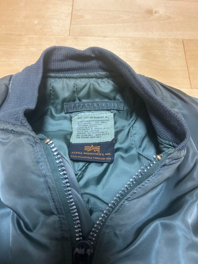 ALPHA INDUSTRIES MA-1 ジャケット オリーブグリーン