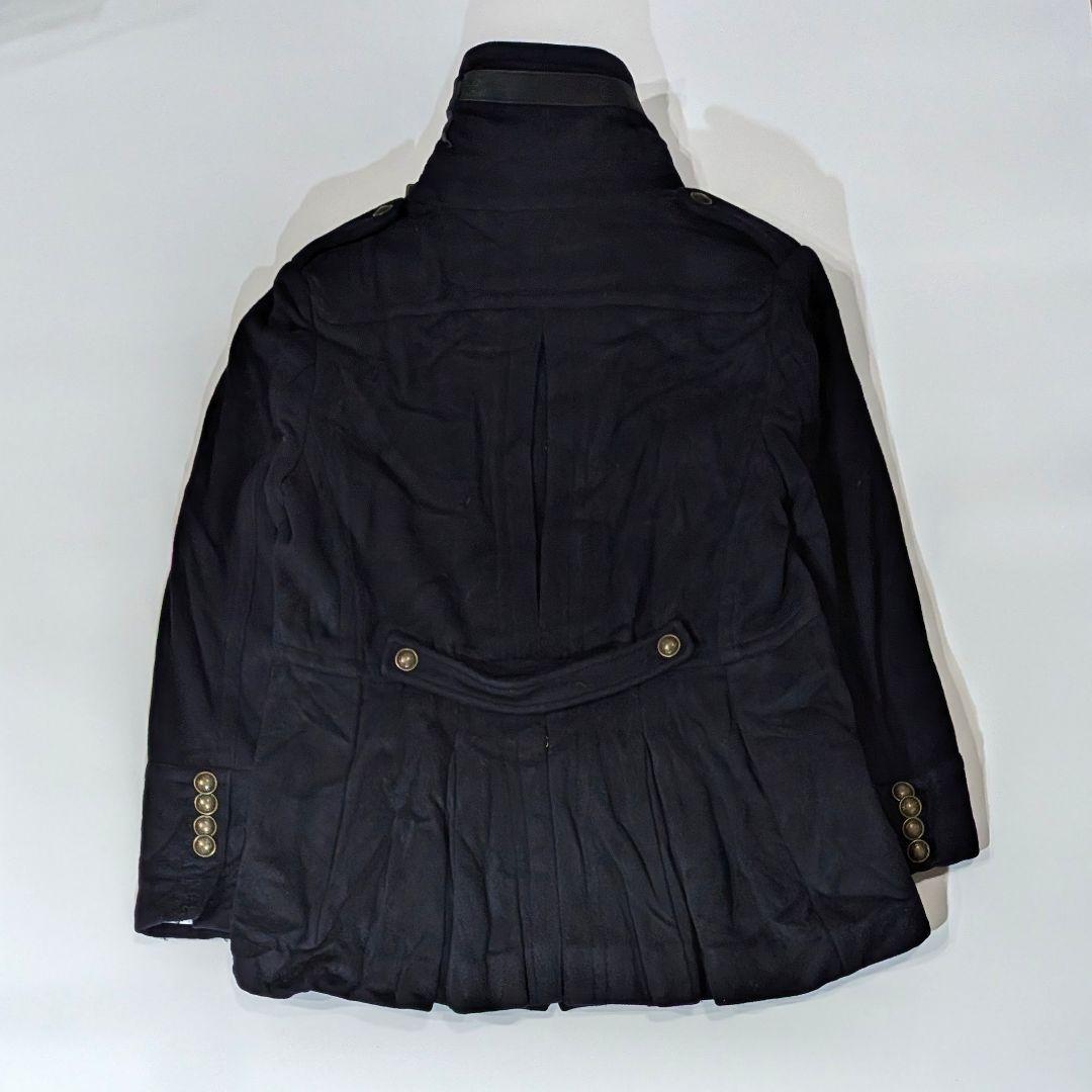 蜉*蝣様 BURBERRY ネイビー ダブルブレスト ピーコート