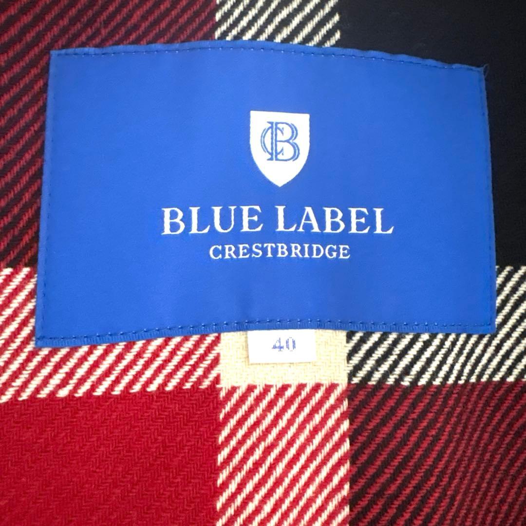 美品 ブルーレーベルクレストブリッジ　トレンチコート