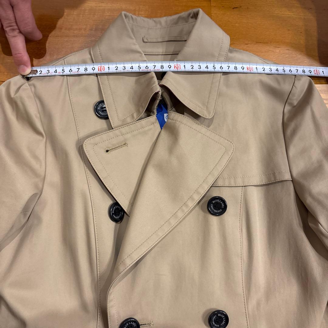 美品 ブルーレーベルクレストブリッジ　トレンチコート