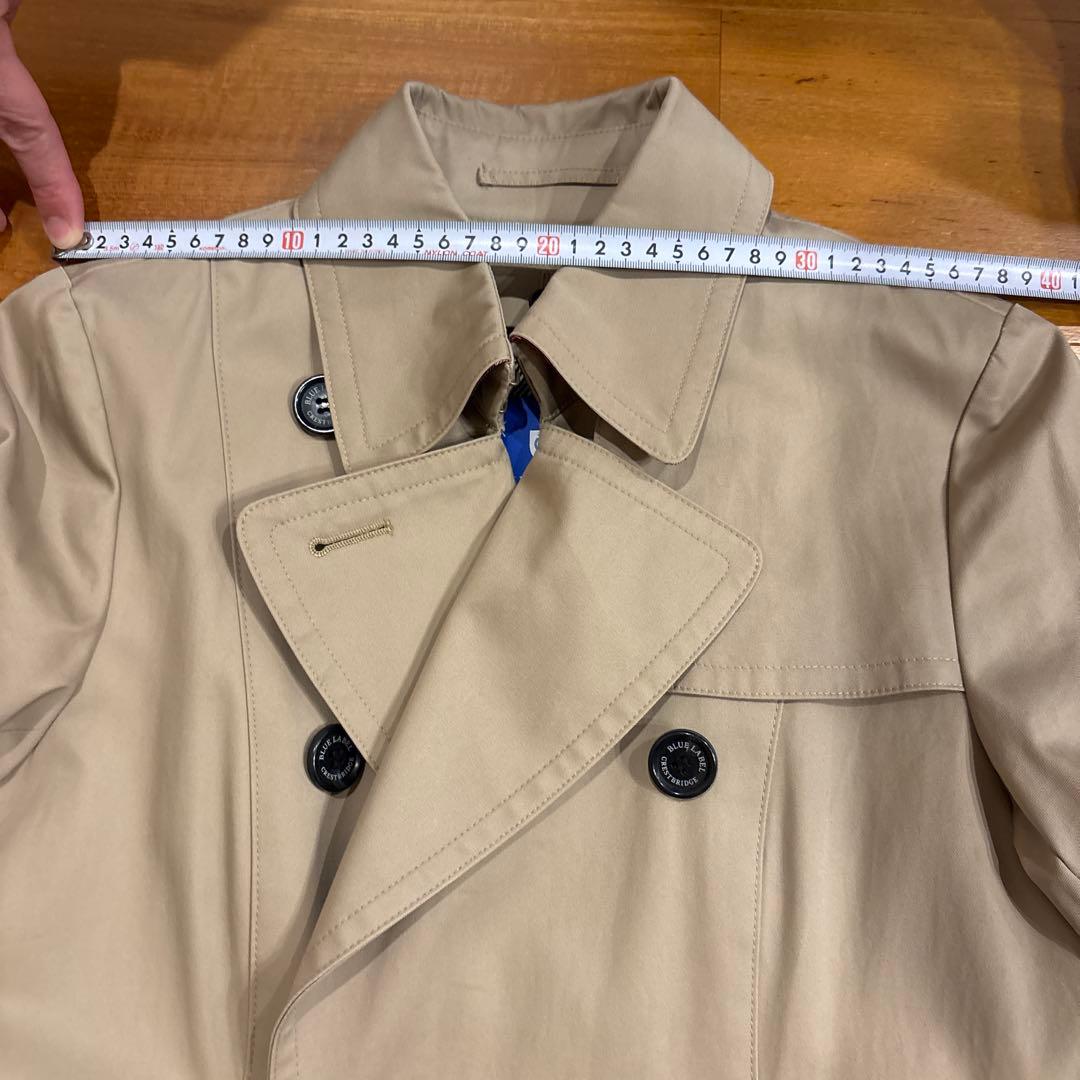 美品 ブルーレーベルクレストブリッジ　トレンチコート