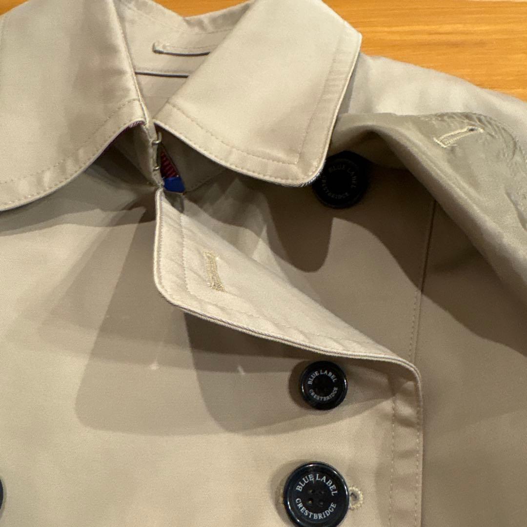 美品 ブルーレーベルクレストブリッジ　トレンチコート