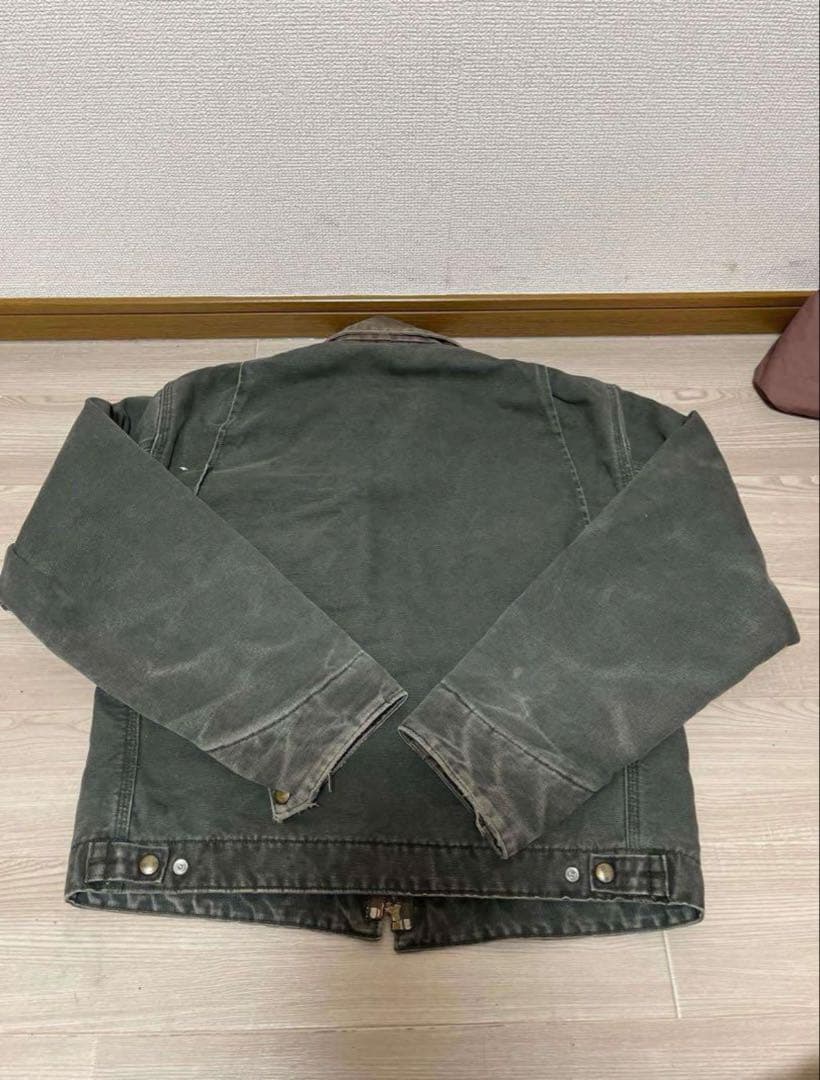 超美品　90s carhartt デトロイトジャケット　モスグリーン