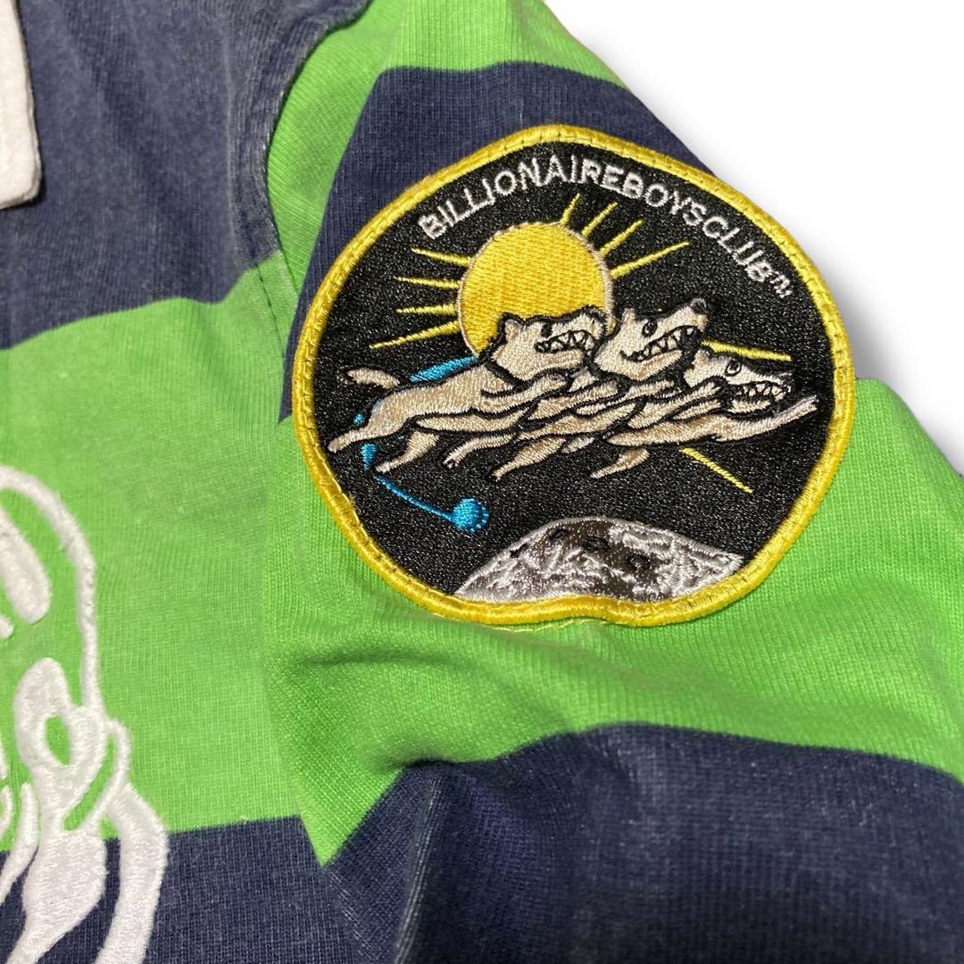 BBC BILLIONAINE BOYS CLUB ラガーシャツ 長袖 ポロ