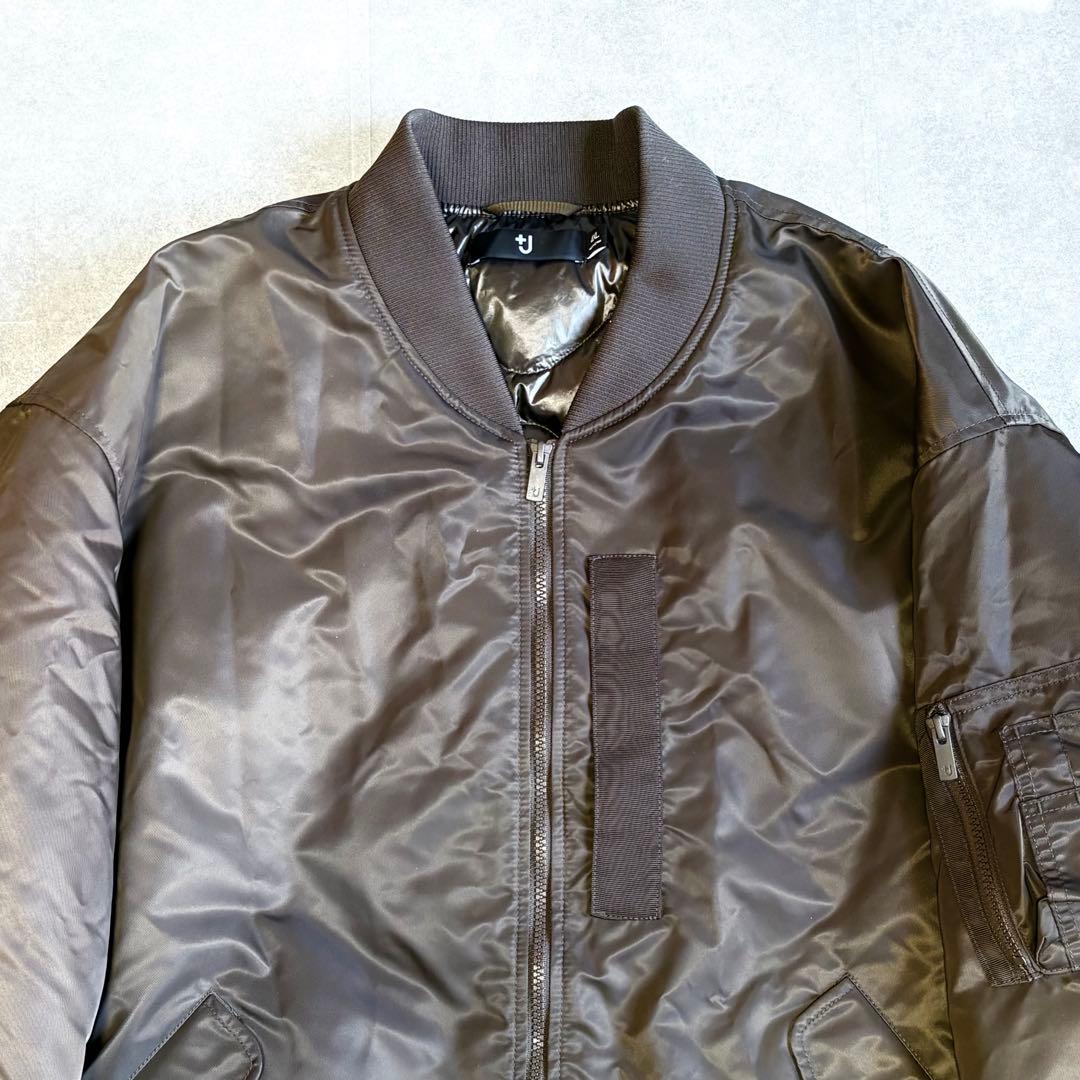 【即完売未使用品】ユニクロ+J MA-1 ハイブリッド ダウンジャケット 4L
