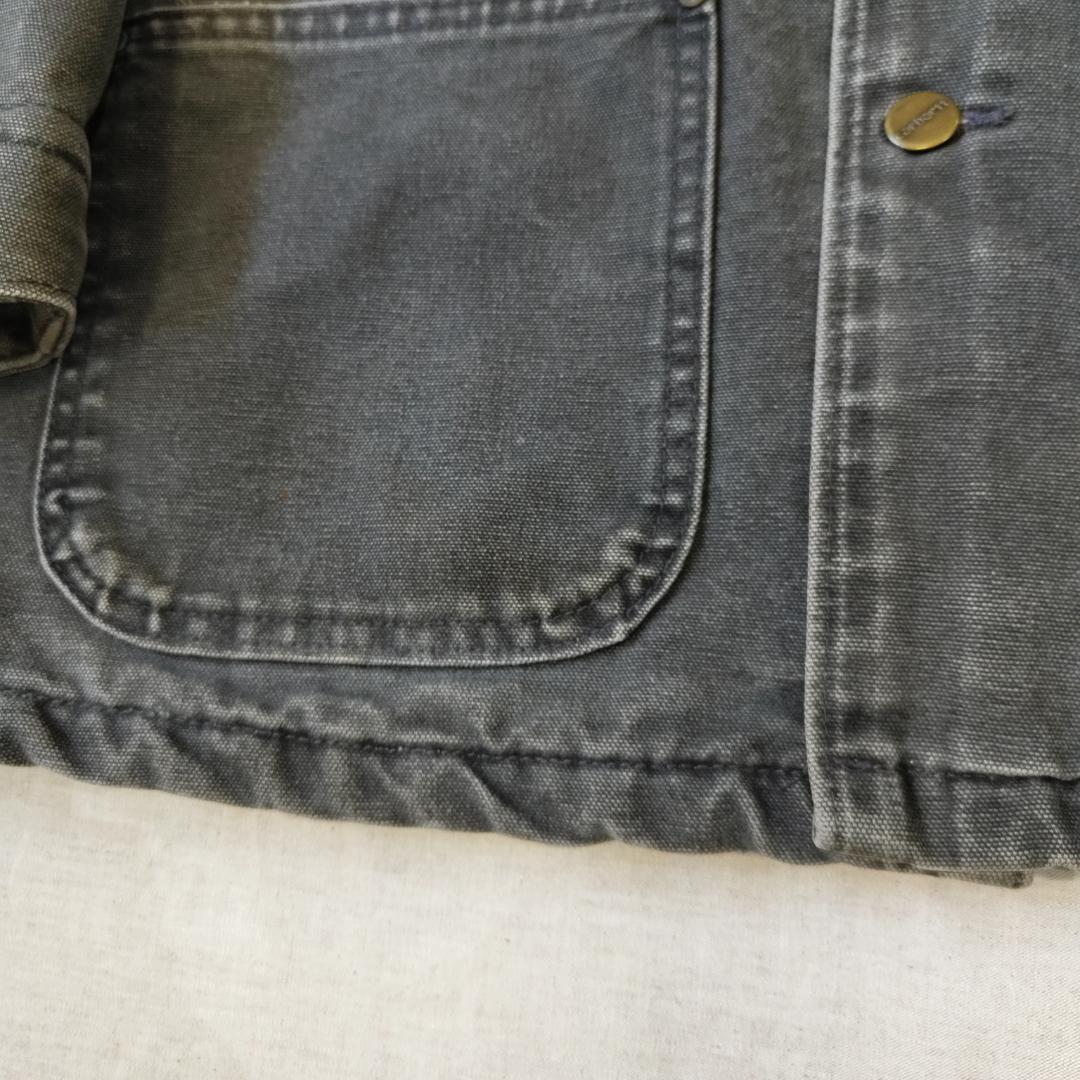 レアカラー 00s USA製 カーハート チョアコート グレー ペトロールPTL