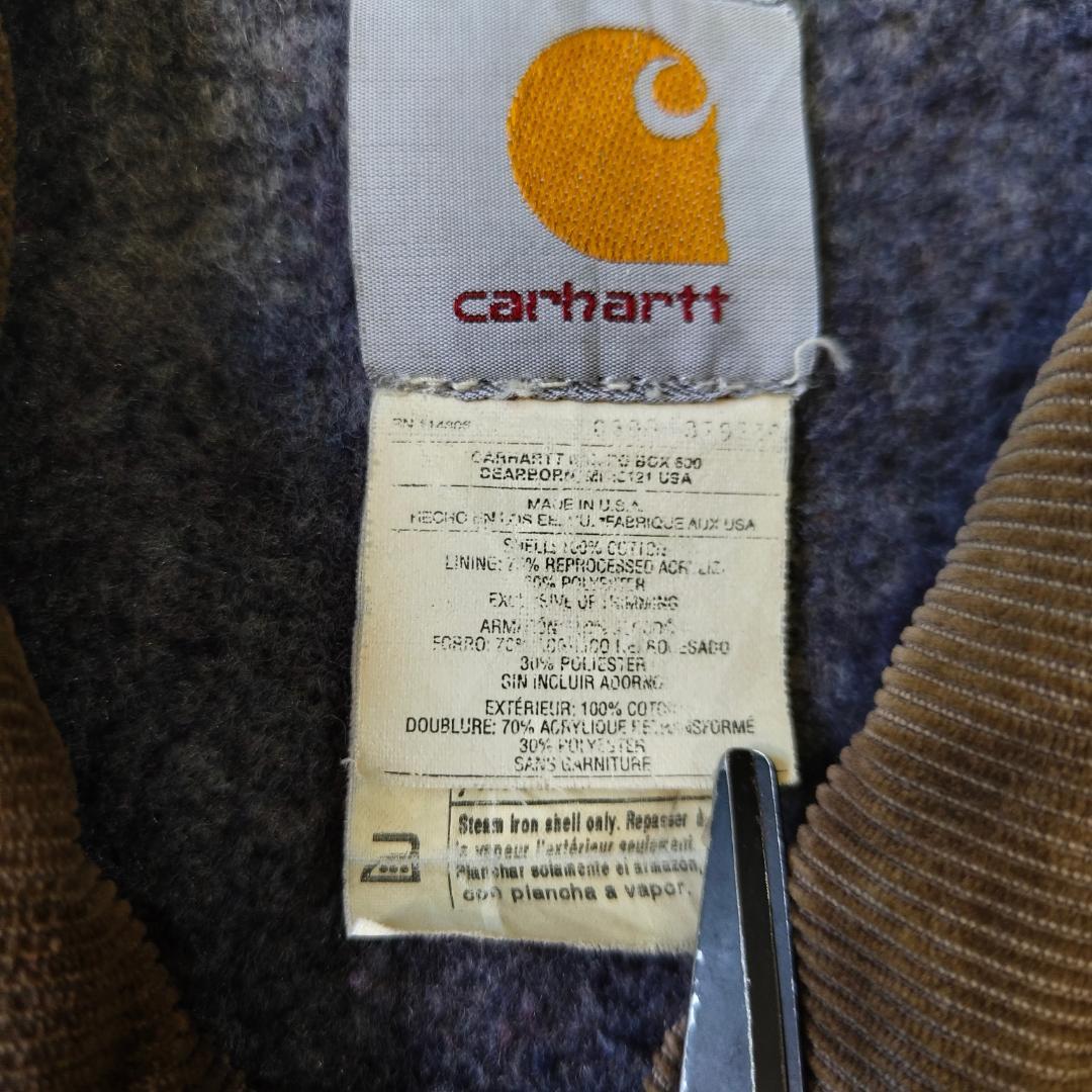レアカラー 00s USA製 カーハート チョアコート グレー ペトロールPTL
