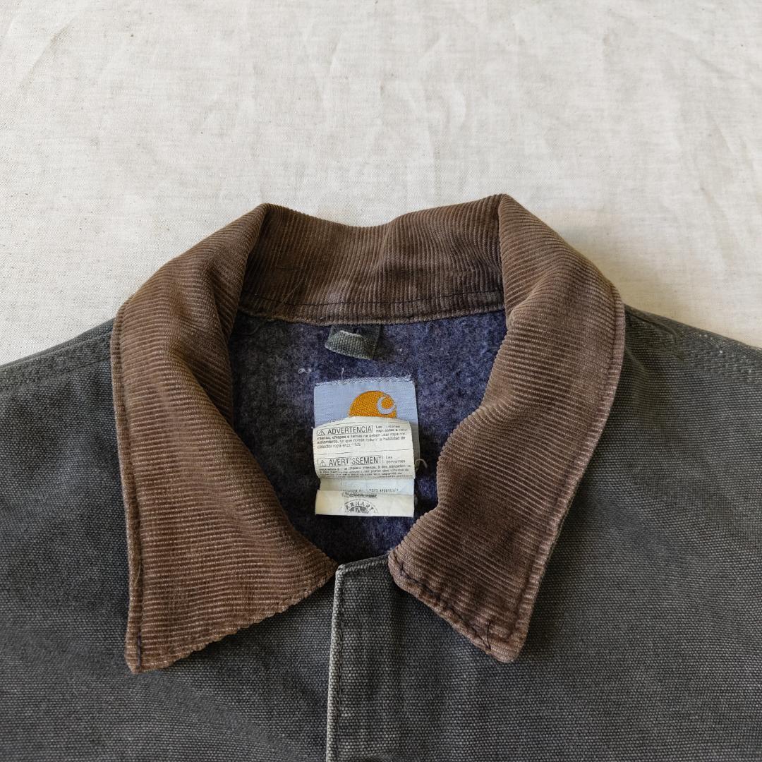 レアカラー 00s USA製 カーハート チョアコート グレー ペトロールPTL