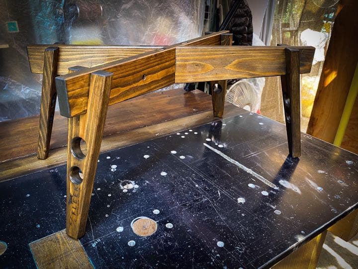 シマノICE BOX22ℓ専用ウッドスタンド