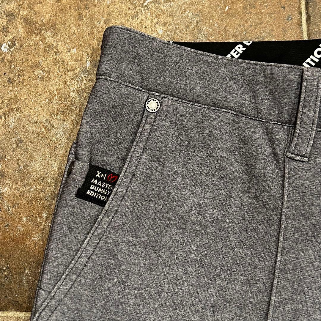 MASTER BUNNY EDITION パンツ　裏起毛　ストレッチ　グレー系