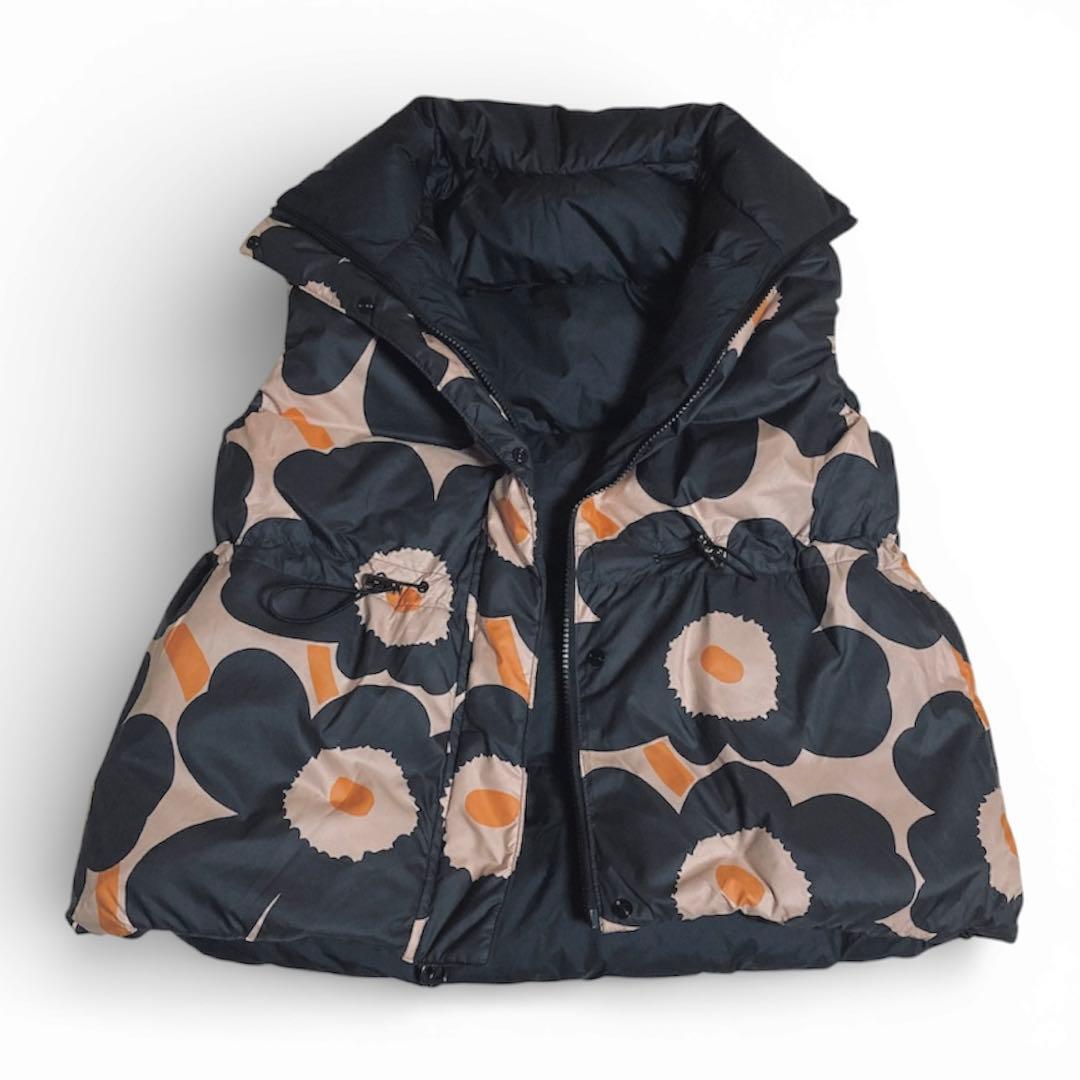 マリメッコ × アディダス コラボ ダウンベストリバーシブル ウニッコ Mサイズ