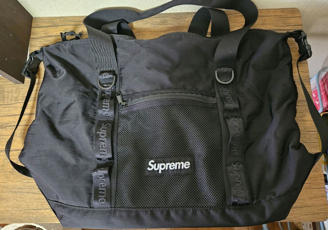 バッグ Supreme 20AW ZIP TOTE BAG BLACK