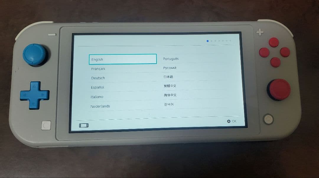 Nintendo Switch Lite グレー　ポケモンジャンク品