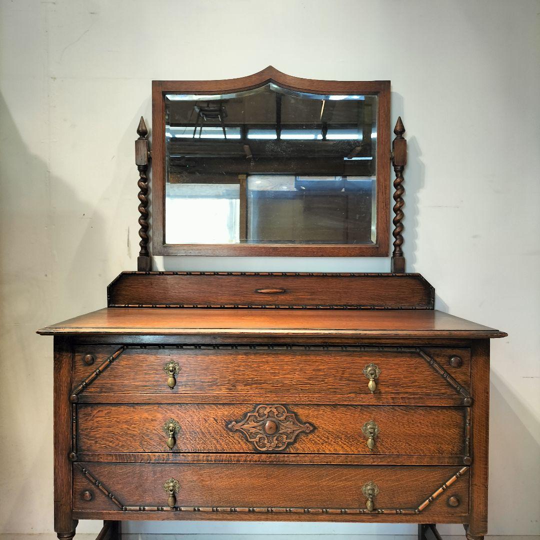 M♦michiko送料込　希少　英国　アンティーク　ドレッサーチェスト