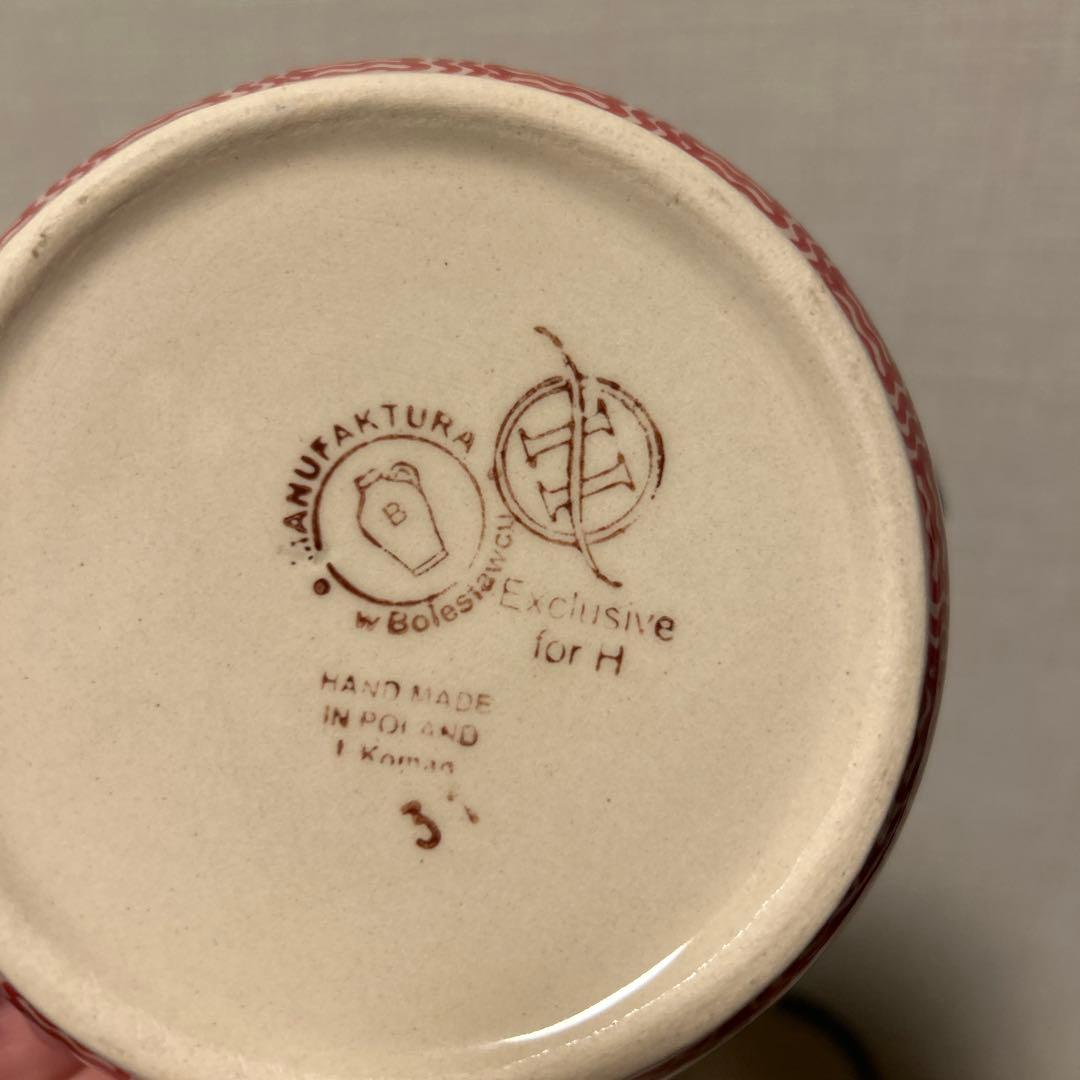 ポーリッシュポタリー　スープボウル3個セット