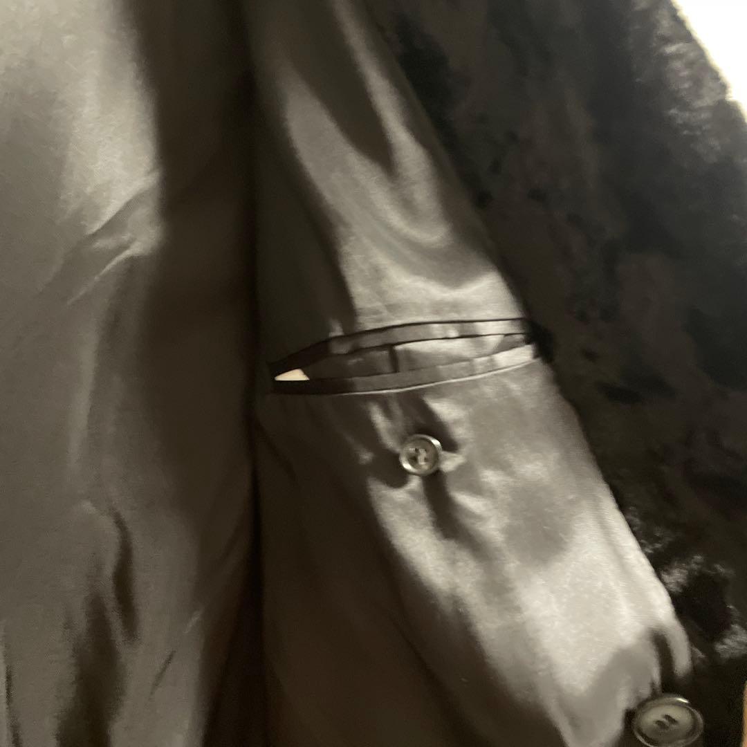 MM6 メゾンマルジェラ ファー ジャガード コート