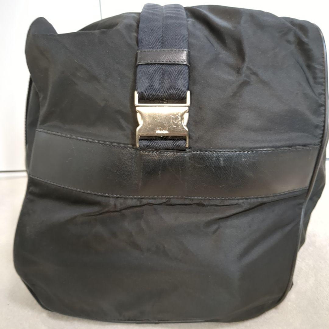美品 PRADA ボストンバッグ 2way ブラック 三角ロゴ テスートナイロン