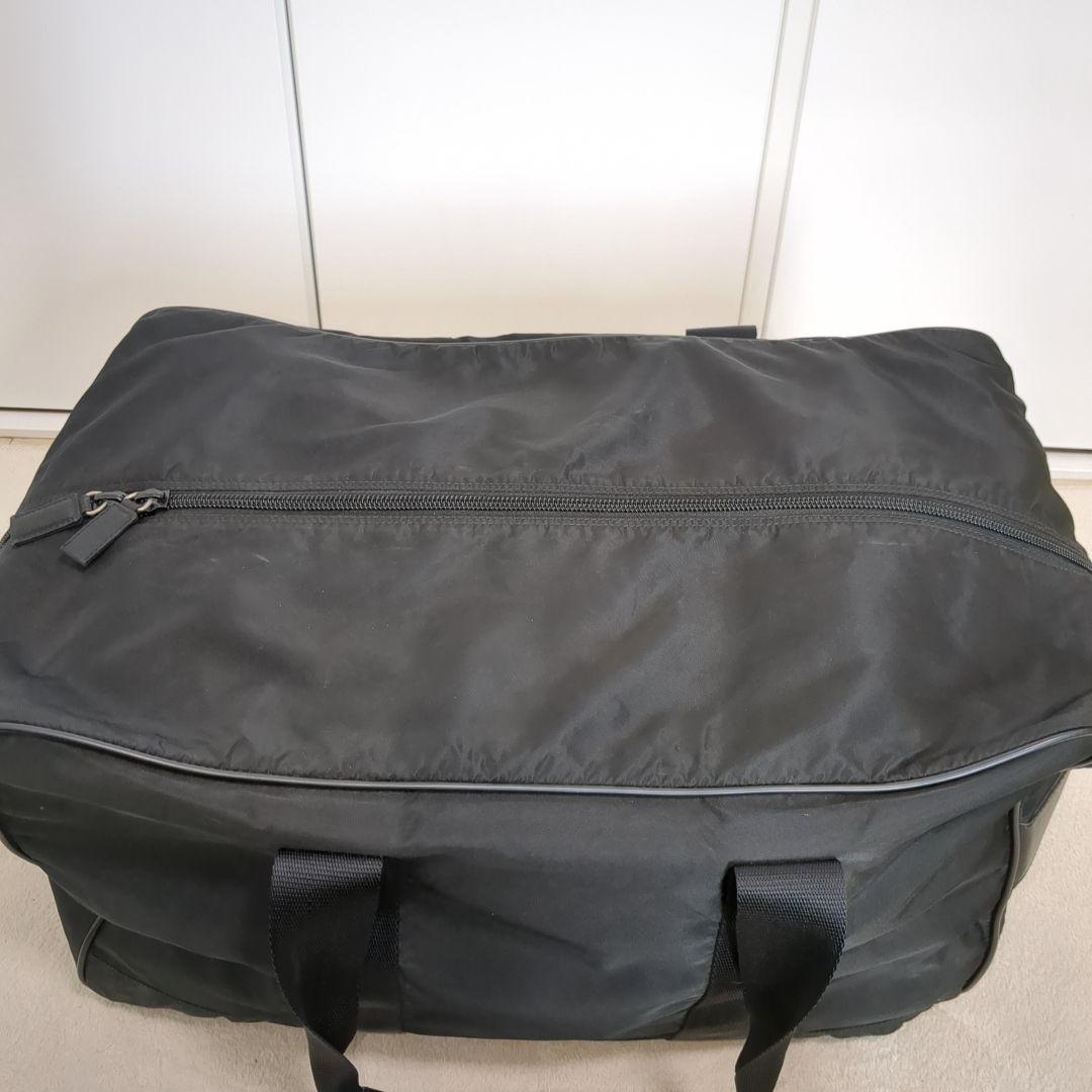 美品 PRADA ボストンバッグ 2way ブラック 三角ロゴ テスートナイロン