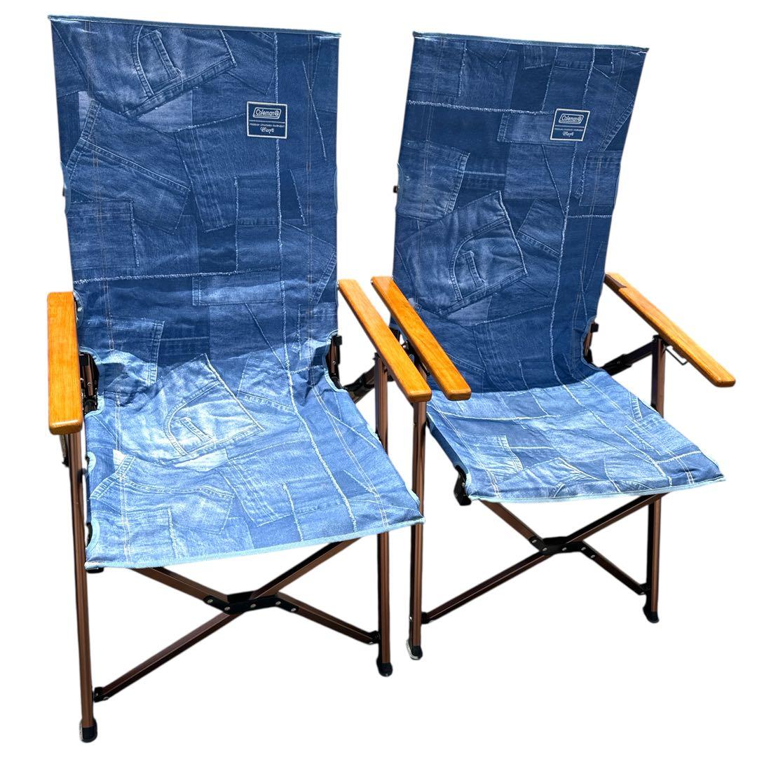 本日発送　希少　コールマン モンロー アウトドアチェア IL レイチェア 2脚